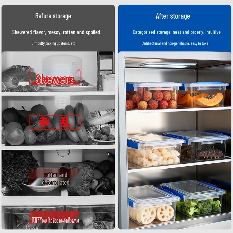 Glamorous 5L Kitchen Refrigerator Food Storage Container