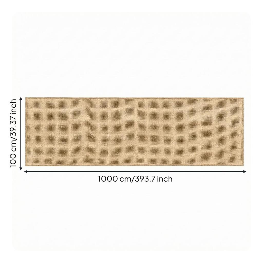 Natural Jute Burlap Plant Cover with Locking Edge Breathable