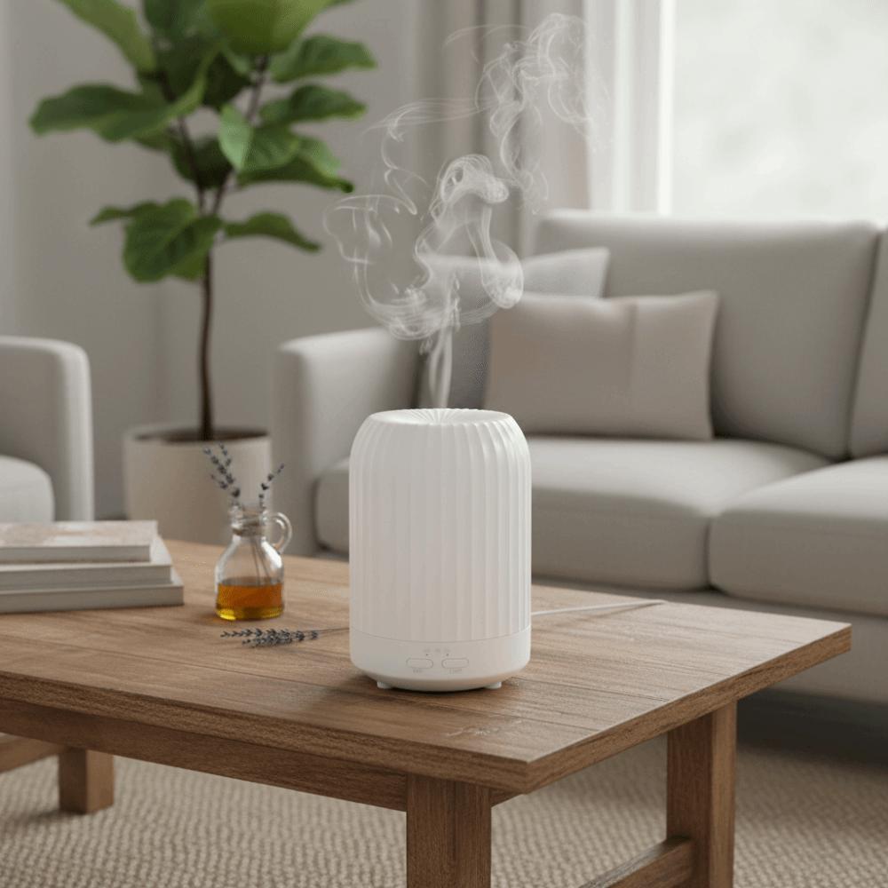 3 In 1 Misting Air Humidifier With Night Light Essential Oil Diffuser Living Room