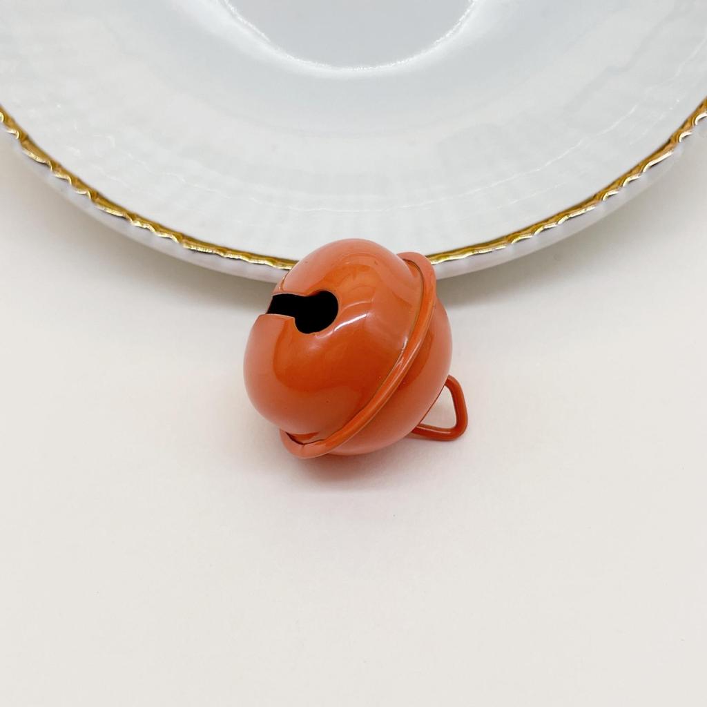 22mm Candy Color Bells for DIY Jewelry & Keyring Gifts - Metal Baked Paint Christmas Accessories