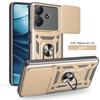 Für Realme Note 60 Hülle Realme Note 60X Cover Narzo n61 Magnetischer Ringhalter Rüstung Handyhülle Schiebefach Kamera Schutz Rückseite Abdeckung