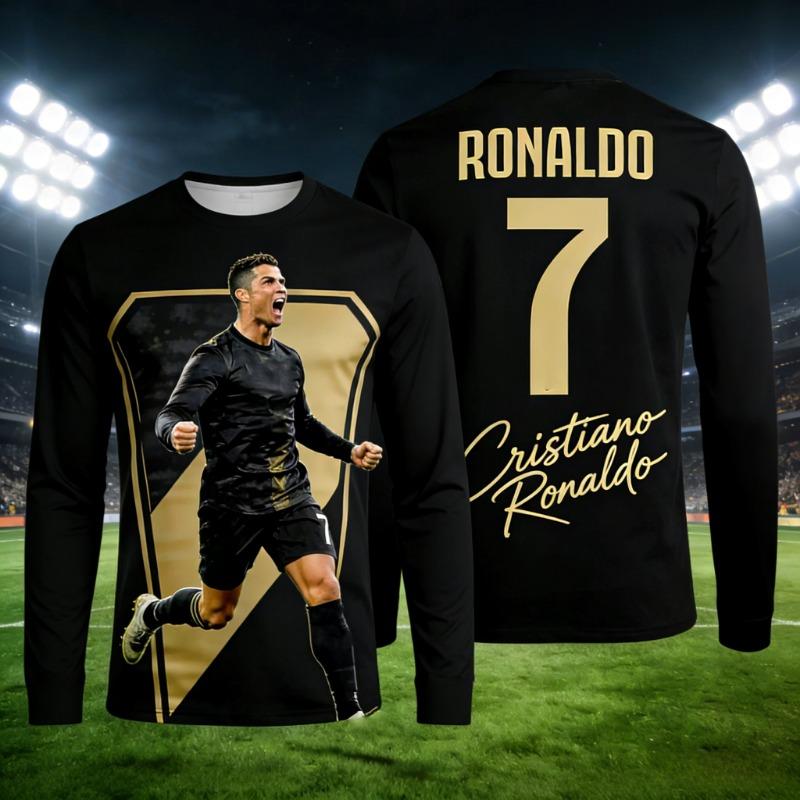 2026 Ronaldo #7 Fan Edition Football Jersey for Adults and Kids Breathable and Comfortable Soccer Training Shirt for Summer