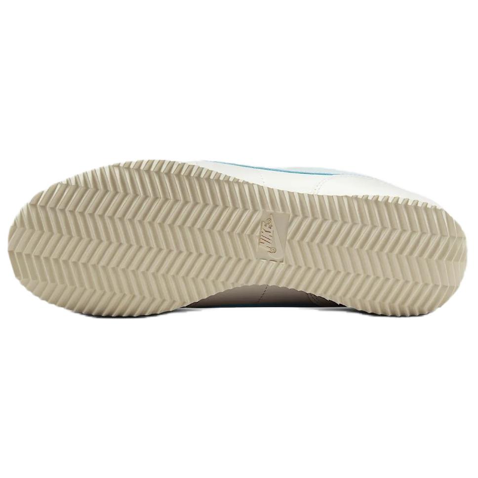 Nike Cortez Leather Comfortable Versatile Durable Low-Top Running Shoes Women sneaker White Blue DN1791-112
