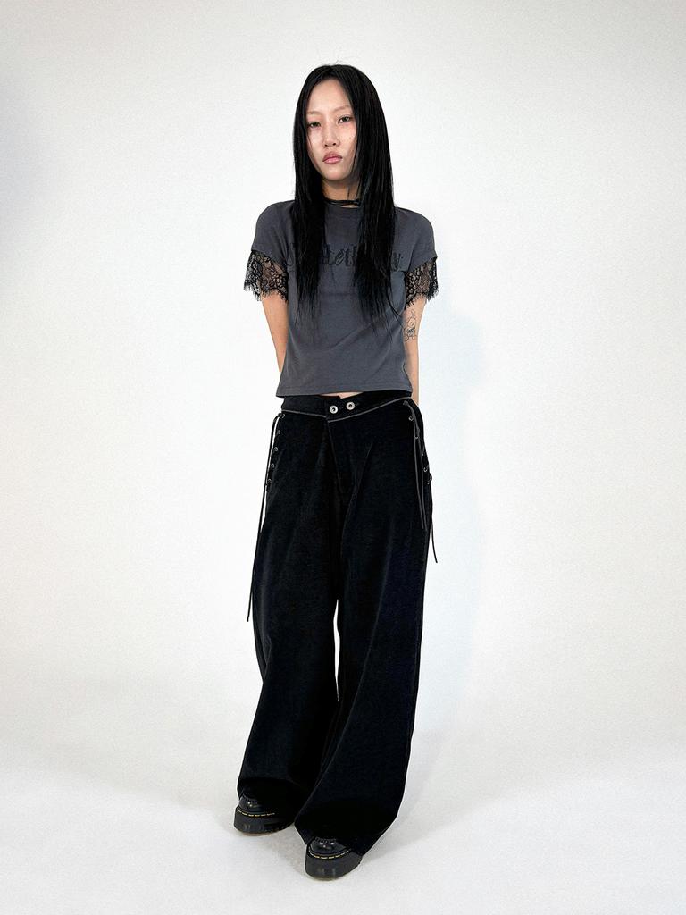 Seutillesseodi Zip Teeth Pants