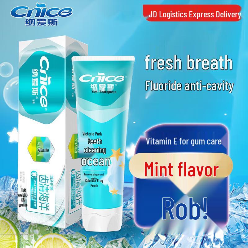 Nice Ocean Fresh Fluoride Toothpaste 3-Pack