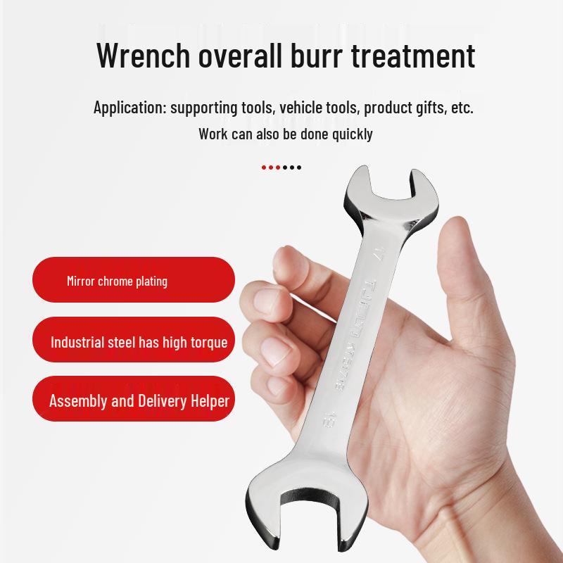 High-Quality Chrome Double-Head Open-End Wrench Set