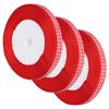 3Pcs Checked Ribbon 25YardsRoll DIY Bowknot Handicraft Christmas Wedding Cake Bandage 1CM