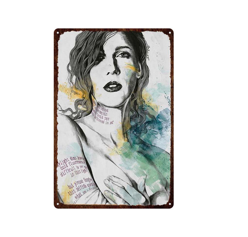 Skeleton Skull Metal Tin Signs Mexican Festival Day of The Dead Plaque Wall Painting Poster Party Shop Home Tattoo Parlors Decor