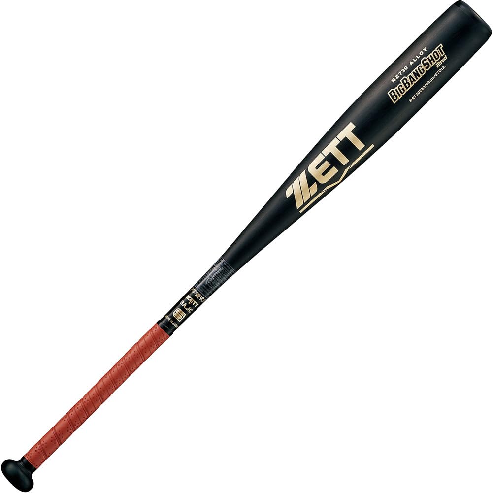 ZETT BIGBANG SHOT 2nd Grade Baseball 770g Average Black Made in BAT20282 Bat, 82cm, Weight, (1900), Japan,