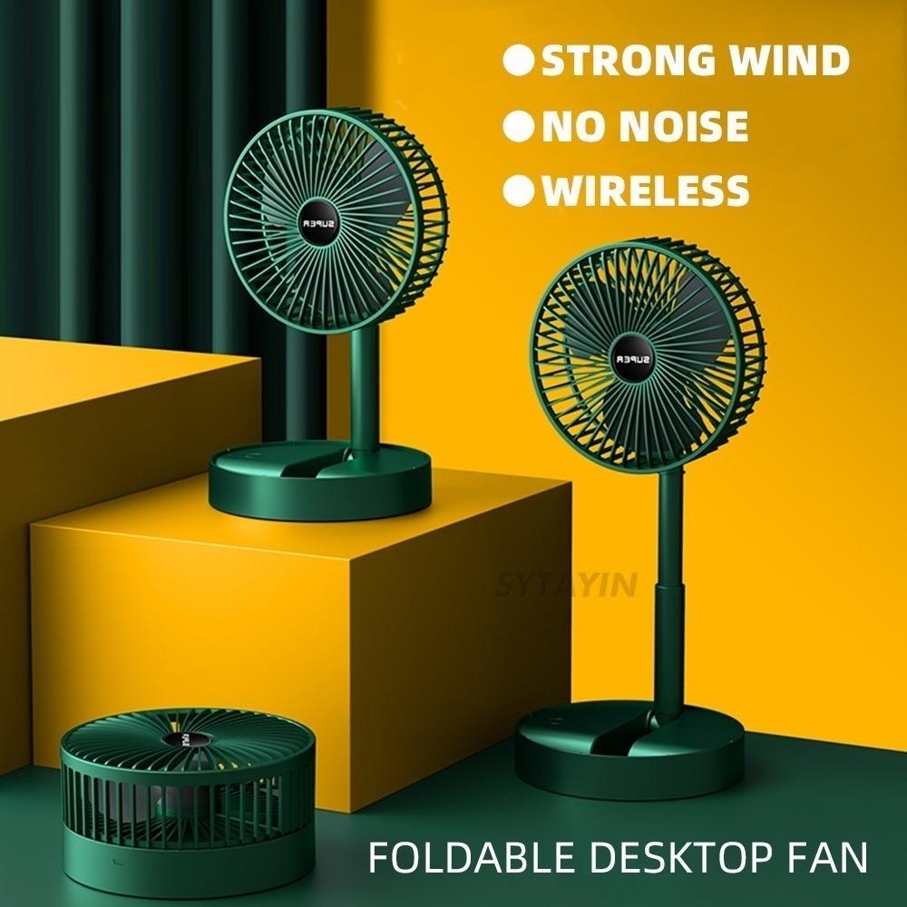 

Складной USB летний электрический вентилятор Ventilador Mini Fan Настольный вентилятор Складной телескопический вентилятор зелёный