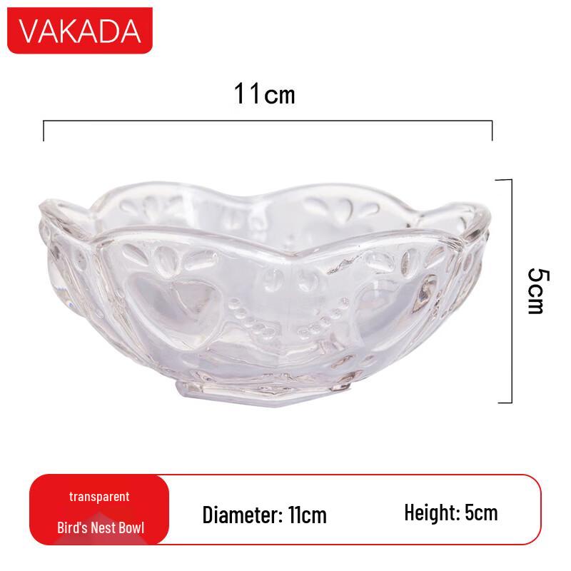 VAKADA Multi-Purpose Glass Serving Bowl