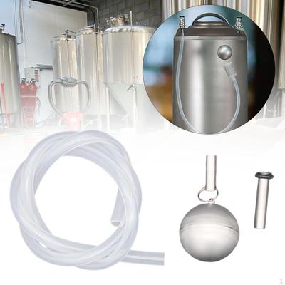 Tub sifon pentru butoi de bere Ușor de utilizat Puternic Compact Accesorii cu bilă Dispozitiv de aspirație pentru preparare
