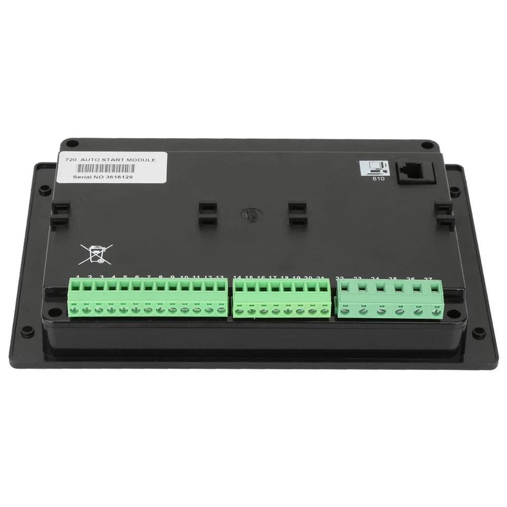 DSE720 Controller Auto Start Panel For Backup Generator Systems Black Generator Part Charger Failure Protection