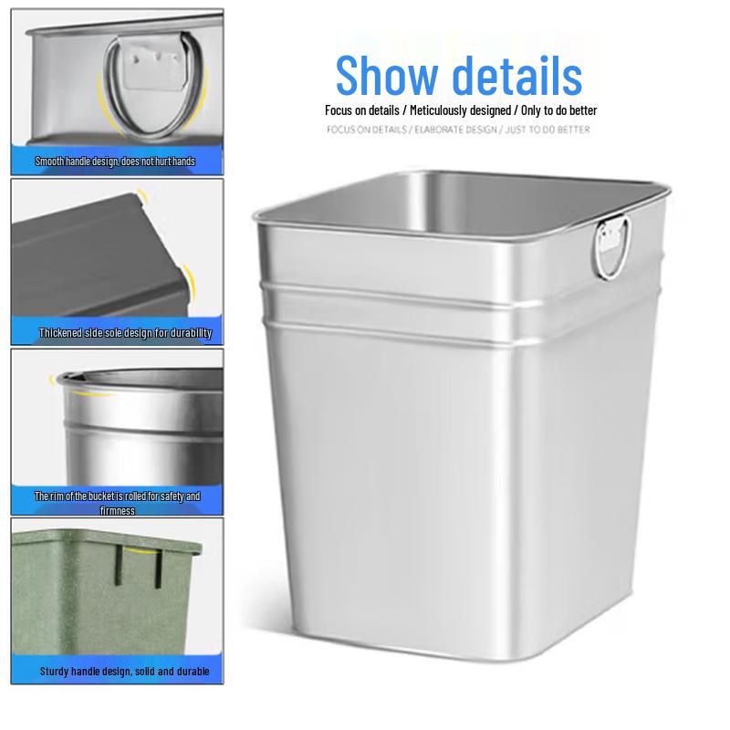 Stainless Steel Outdoor Trash Can Liner