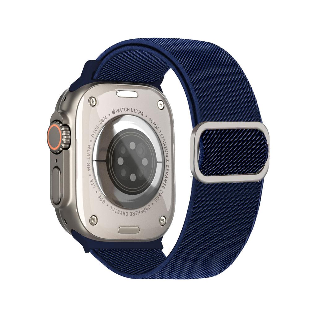 Nylon Loop For Apple Watch Ultra 2 Band 40mm 44mm 45mm 49mm 41mm 42mm 46mm Scrunchie Bracelet Iwatch Series 10 9 6 7 8 Se Strap