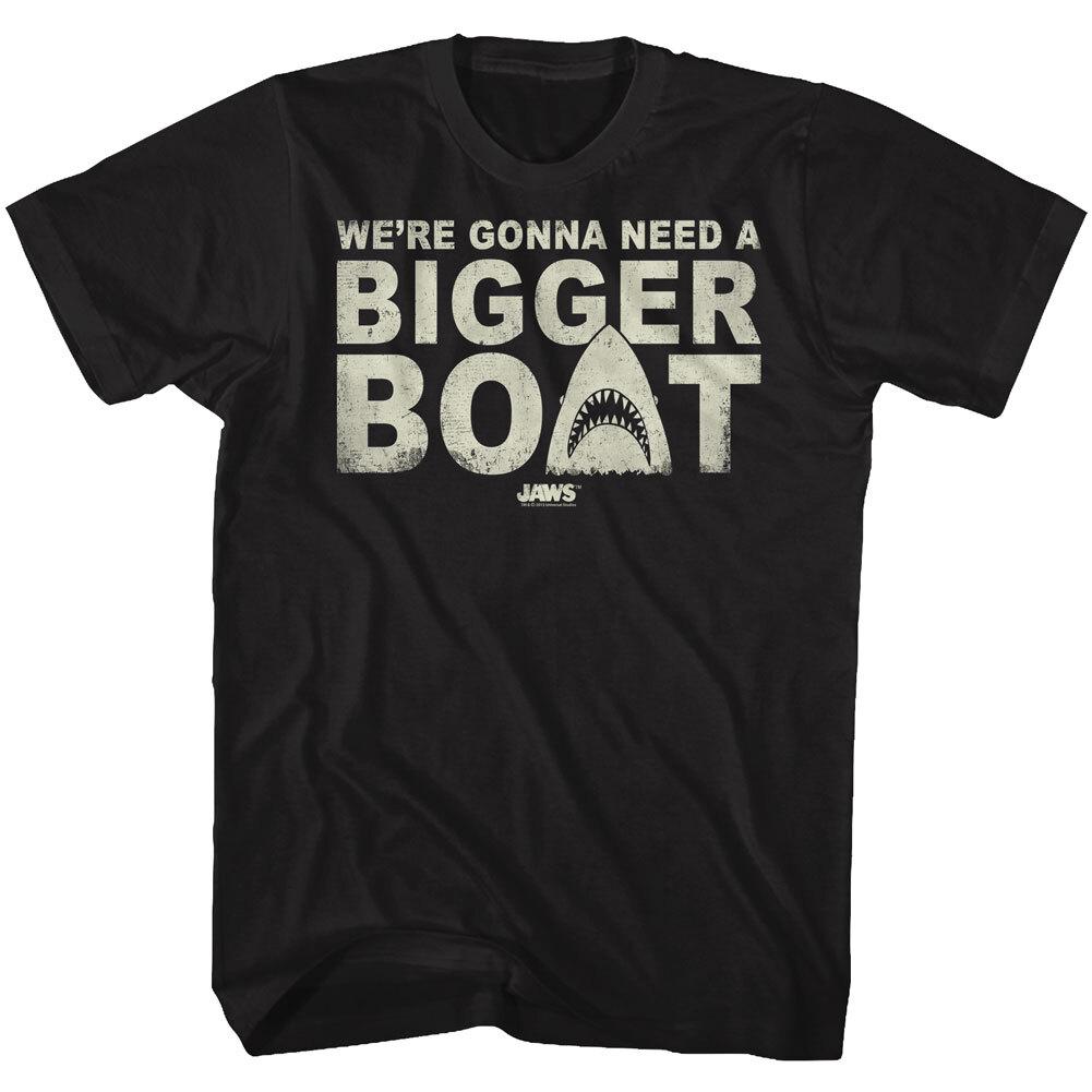 Jaws 70 Thriller Movie We re Gonna Need A Bigger Boat Quote Men T Shirt L