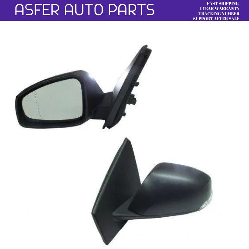 Outside Side Mirror Left Black For Renault Fluence Megane Mk3 2009-2016 Electric 9 Pins Oem 963028938R 963020180R