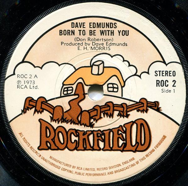

7inch Record DAVE EDMUNDS - Born To Be With You ROC2 Rockfield 1973 UK Rock Used