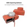 Portable Camera Protective Case Retro   Full Camera Case Carry Bag Opening Bottom Design with Shoulder Strap Replacement for    0VI Camer