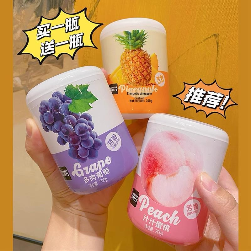 Car Air Freshener - Peach, Pineapple, Grape Scent, Long-Lasting Odor Eliminator for Toilets