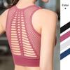 Stoßfester Sport-BH mit hoher Stützkraft und offenem Rücken für Yoga & Fitness