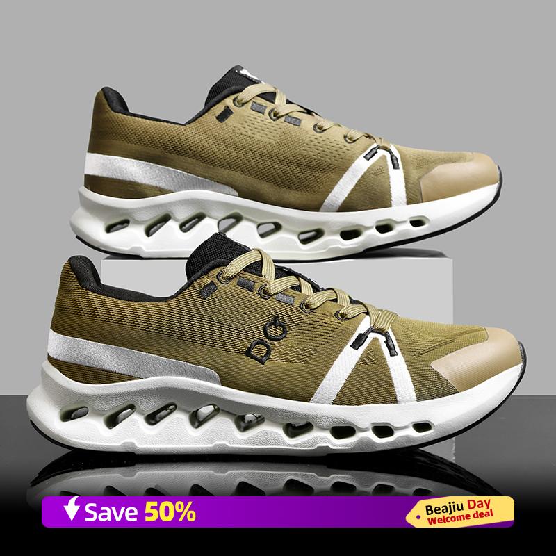 Men Sports Running Shoes Turn Buckle Breathable Lightweight Women's Comfortable Athletic Nonskid Carbon Plate Marathon Sneakers