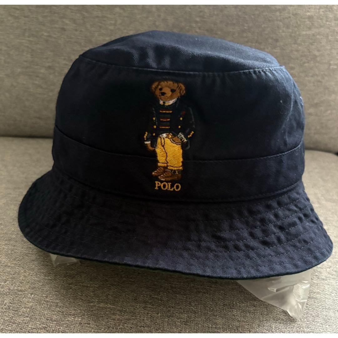 Used Polo Ralph Lauren Polo Bear Bucket HatNavy59cm