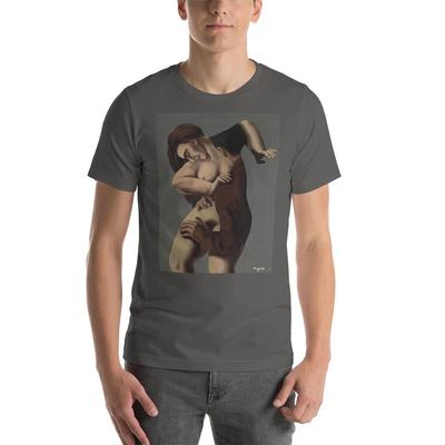 T-Shirt Magritte Surrealismus KUNST Unisex Schweres Baumwoll-T-Shirt