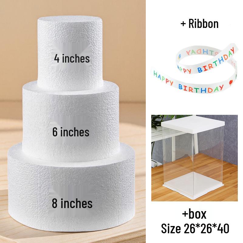 Kids' Cake Baking Practice Foam Mold - Dummy Fondant Icing Model