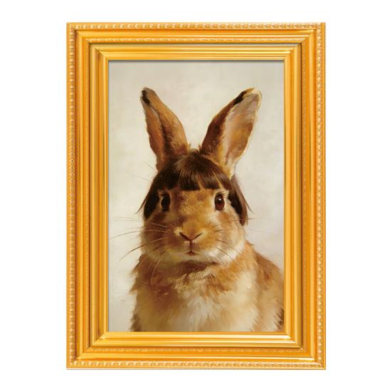 Wooden Photo Frame Refrigerator Magnet Animal Frame Fridge Magnet Home Office Whiteboard Decorative Accessories Humorous Gift