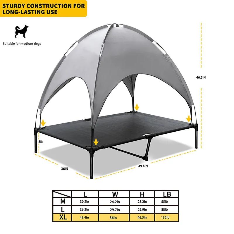 Dogs House Comfortable Scratch Proof Dog Tent Sun Protection Large Dog Bite Proof Summer Breathable Kennel Pet Products Supplies