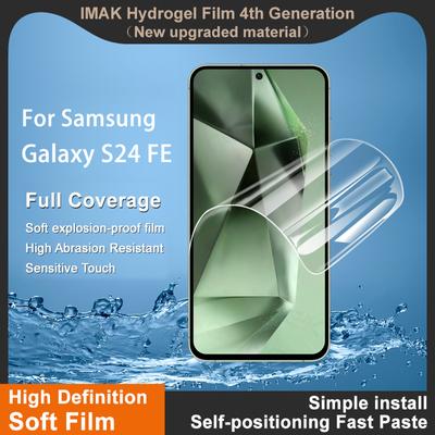 For Samsung Galaxy S24 FE 5G Glass IMAK Hydrogel Film 4th Generation Full Coverage Screen Protector