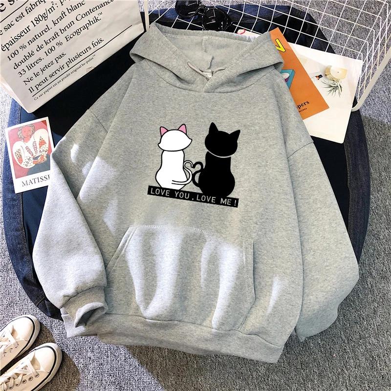 

Hot Sales Womens Sweatshirts Cute Printing Casual Hoodies Sports Pullover Tops Daily High Quality Woman Clothing Autumn Winter 3XL