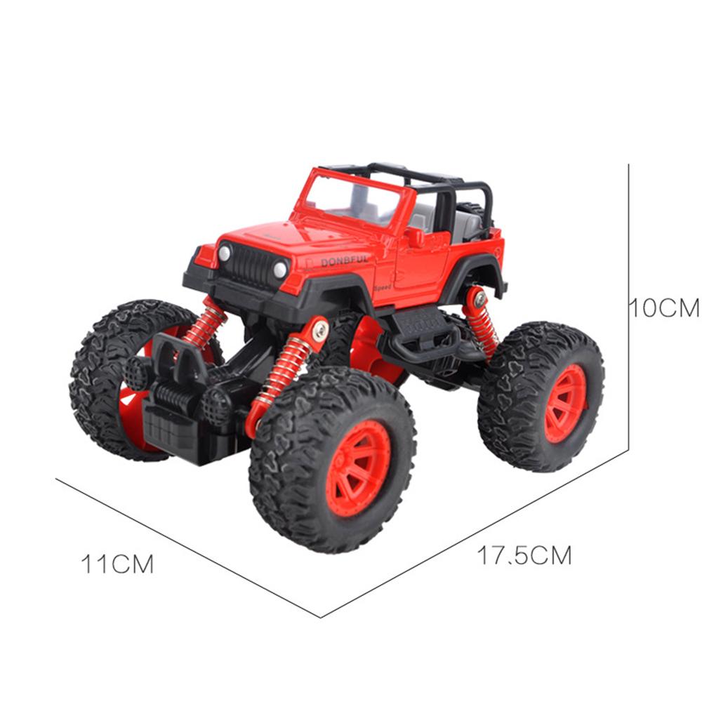 1/32 Children's Four-color Off-road Mountaineering Vehicle, Desert Vehicle, Spring Balanced Shock Absorber, Inertia Toy Car, Alloy Die-casting Model