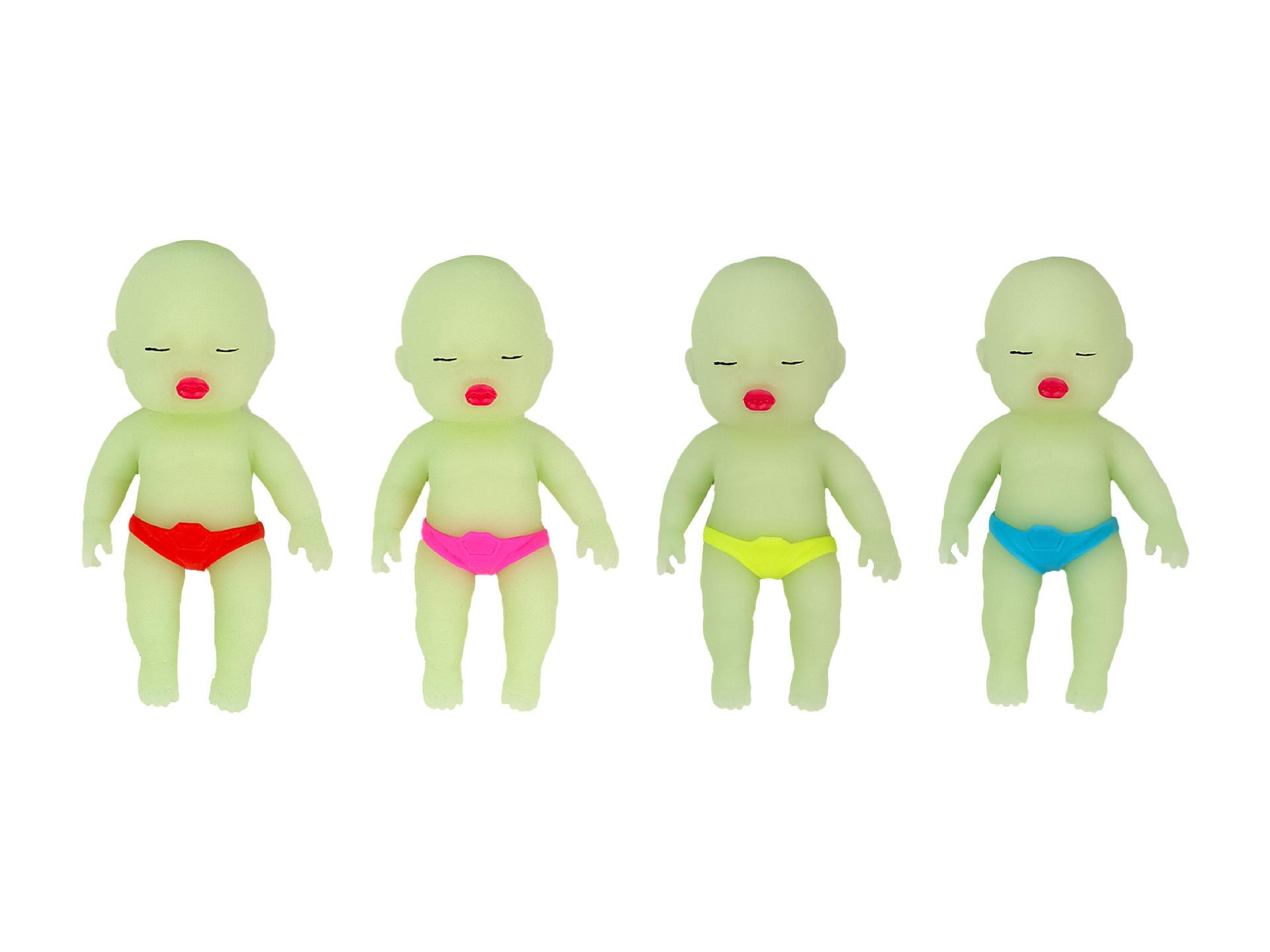 

Флуоресцентная Растягивающаяся Декомпрессионная Кукла-Игрушка с Песком Fluorescent Doll (Random Color Shorts)