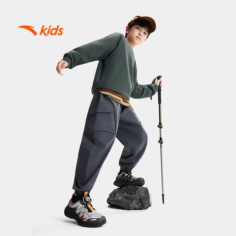 Anta Kids' Boys' 2026 Spring Outdoor Woven Sport Pants A52616504