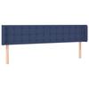 Exclusive House - Headboard with Ears Blue 183x16x78/88 Cm Fabric