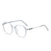 Transparent Gray Polygon Nearsighted Glasses Women Men  Oval Short-Sight Eyewear Prescription Spectacles 0 -1.0 -1.5 To -6.0