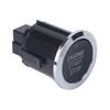 Dashboard Push Starter Button Assembly DG9T14C376ADW for F150 F250 F350 Vehicle Start Repair, Car Engine Start Stop Button with ABS Housing, Black