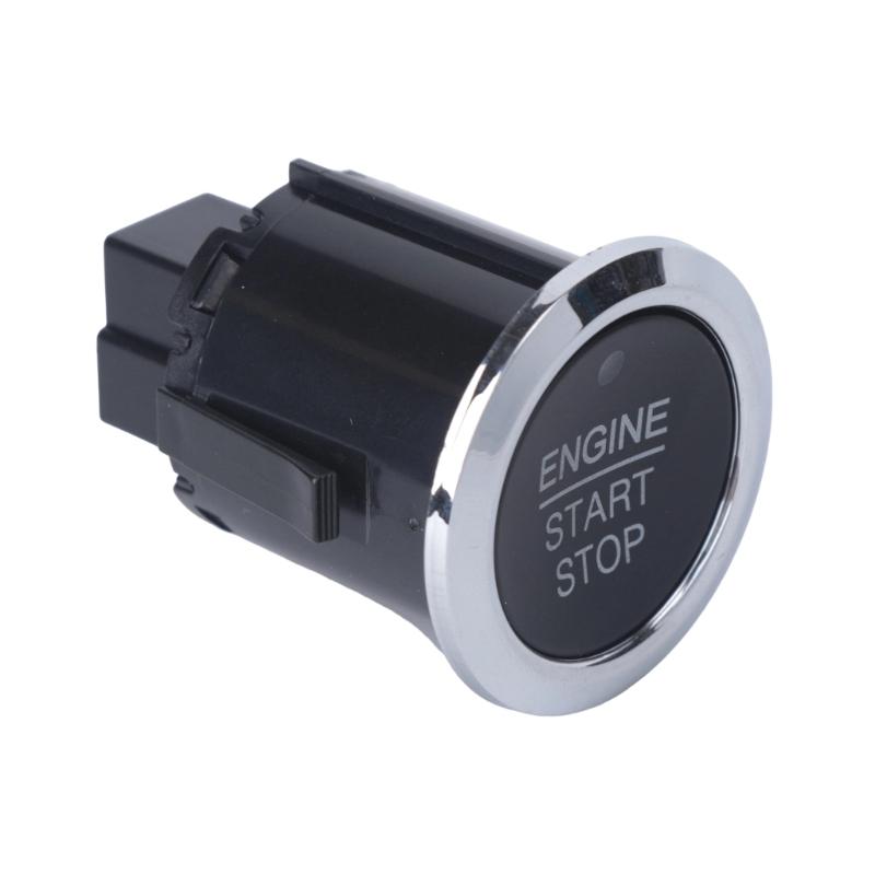 Dashboard Push Starter Button Assembly DG9T14C376ADW for F150 F250 F350 Vehicle Start Repair, Car Engine Start Stop Button with ABS Housing, Black
