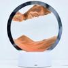 1PC dimmerabile 3D Moving Sand Art lampada da tavolo RGB cambiamento di colore dinamica clessidra luce notturna Home Office Decor regalo di Natale