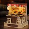 Wooden Doll House Casa Diy  Miniature Dollhouse 3D Puzzle Assembly Building Toys With Furniture LED Lights For Children Gifts