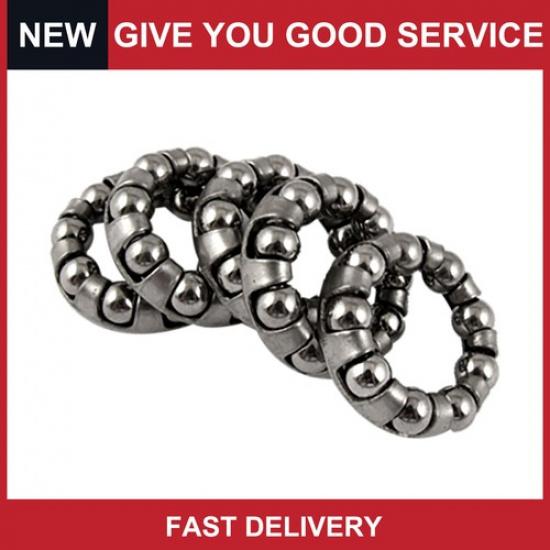Universal Bike Bicycle Rear Axle 9 Balls Retainer Ball Bearing 1/4  Pack of 5