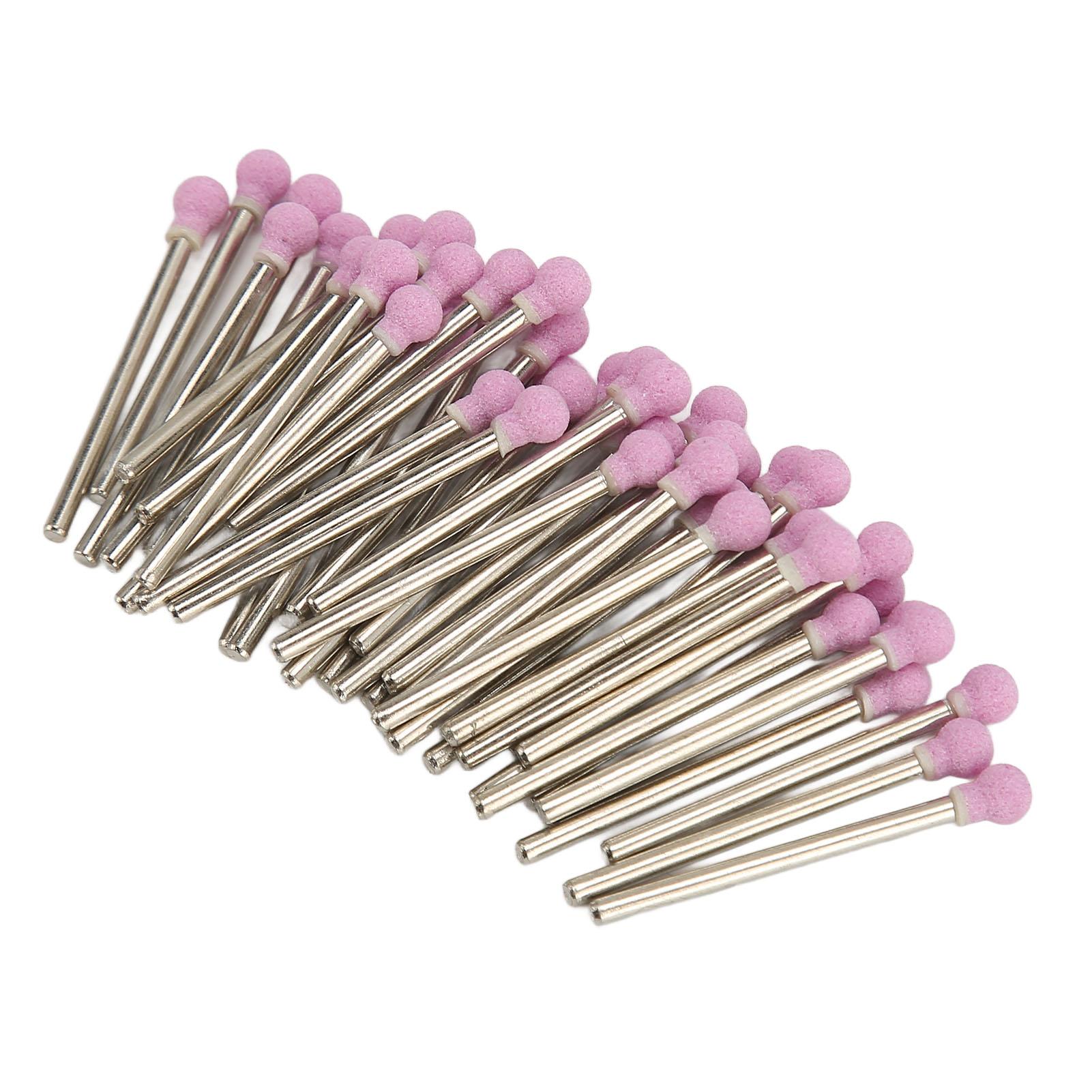 

50 шт. головка для шлифовки ногтей, высокая прочность, вращение влево и вправо, профессиональная головка для шлифовки ногтей для животных