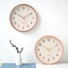 Nordic Solid Wood Silent Wall Clock for Living Room and Bedroom