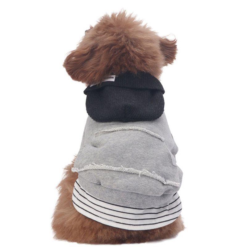 MONCHOUCHOU Wave Beanie Sweatshirt Grau