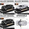 Car Bugatti Model 136 Alloy Toy Children Sound Light Playroom Gifts Collecting