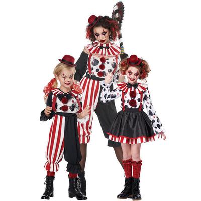 Evil Clown Costume For Women Halloween Fancy Dress Circus Clown Cosplay Costume Carnival Outfit