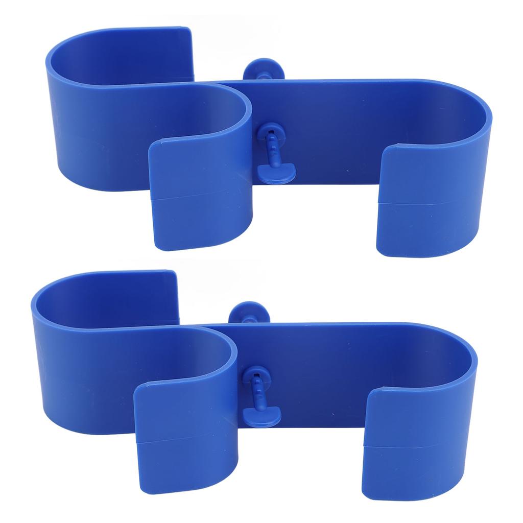 2PCS Pool Fence Hooks Swimming Pool Pole Hanger Multifunctional Wall Pool Tool Holder for Hoses