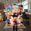 1PC Dragon Ball Super  Print Flannel Blanket, High quality All Seasons, Home Decor, Warmth and Comfort, Perfect for Christmas Gifts